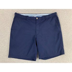 Peter Millar Polyester Classic Solid Shorts (Men's Size‎ 40) Blue